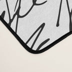 Loose Flower Study Black And White Desk Mat Gallery Image 4