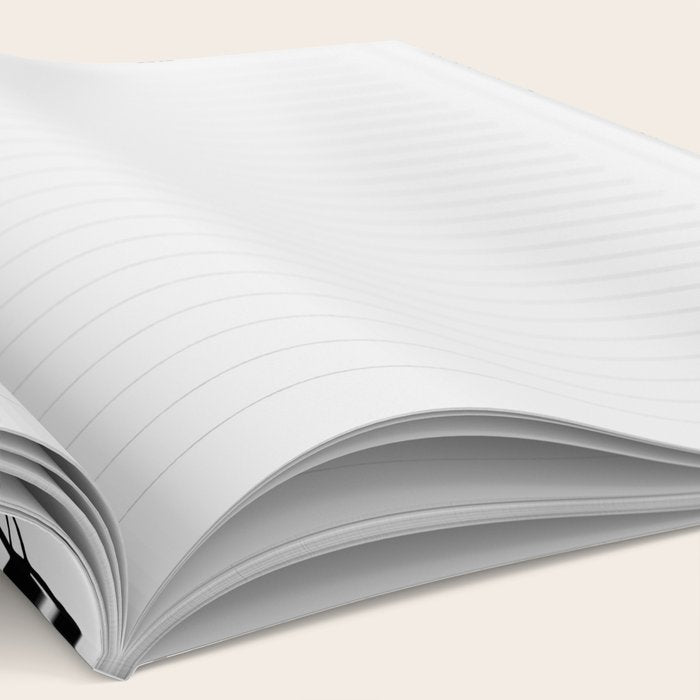 Loose Flower Study Black And White Notebook Gallery Image 2