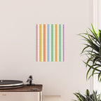 Maude Pattern - Retro Rainbow Poster Gallery Image 2