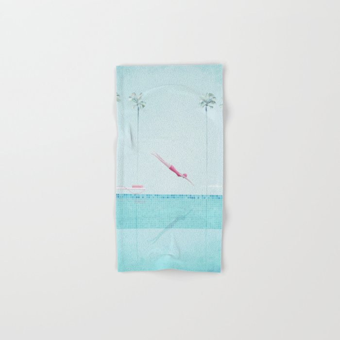 Swimming Pool, Palm Springs Bath Towel Gallery Image 1