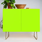 Trendy modern lime green neon color Credenza Gallery Image 1