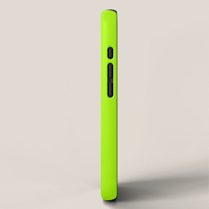 Trendy modern lime green neon color iPhone Case Gallery Image 2