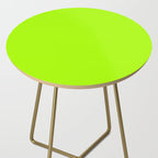 Trendy modern lime green neon color Side Table Gallery Image 2