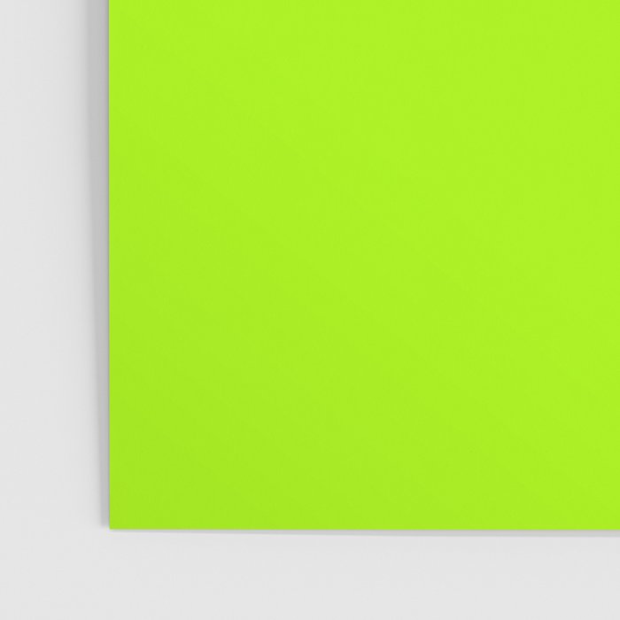 Trendy modern lime green neon color Poster Gallery Image 3