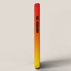 Red Orange and Gold Gradient iPhone Case Gallery Image 2