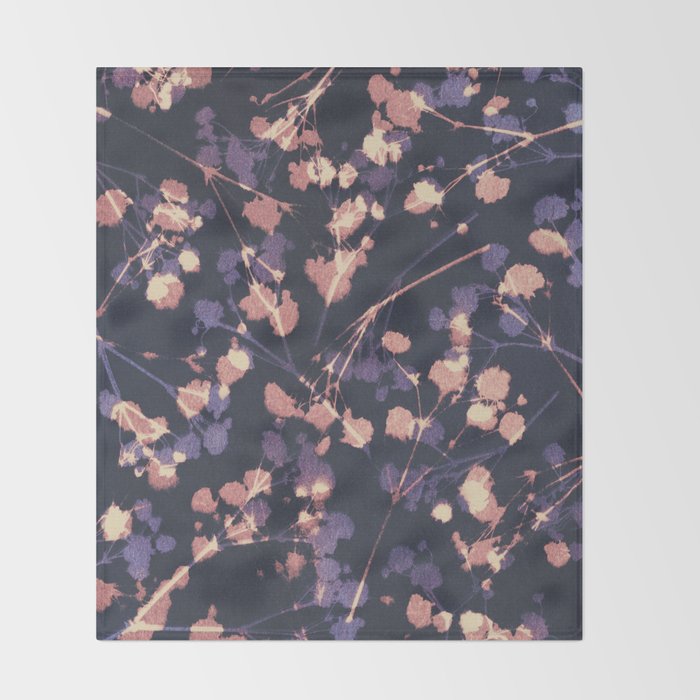 Tiny Florals #1 Throw Blanket Gallery Image 2