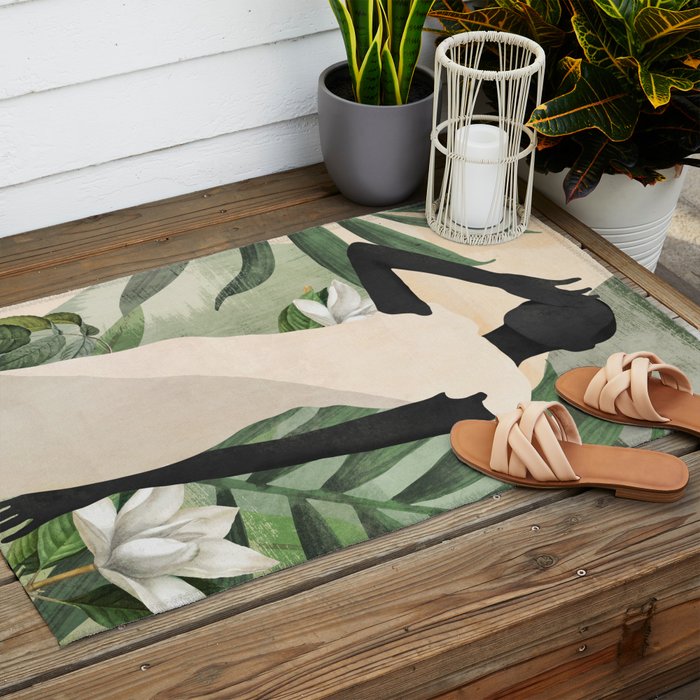Tropical Girl 20 Outdoor Rug Gallery Image 2