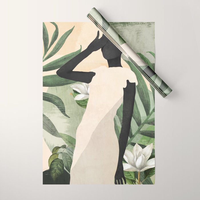Tropical Girl 20 Wrapping Paper Gallery Image 1
