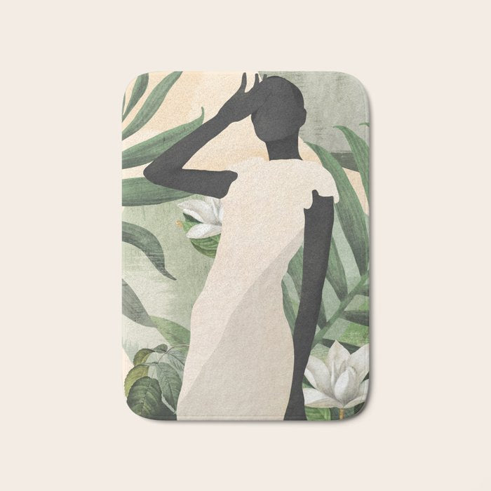 Tropical Girl 20 Bath Mat Gallery Image 1