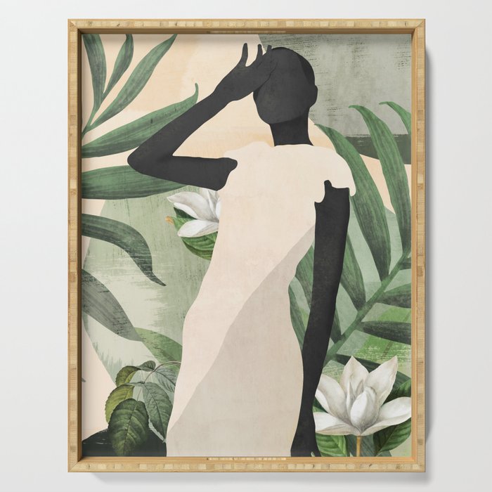 Tropical Girl 20 Serving Tray Gallery Image 1