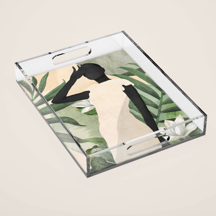 Tropical Girl 20 Acrylic Tray Gallery Image 1