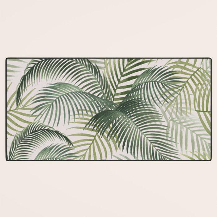 Palm leaves Desk Mat Gallery Image 3