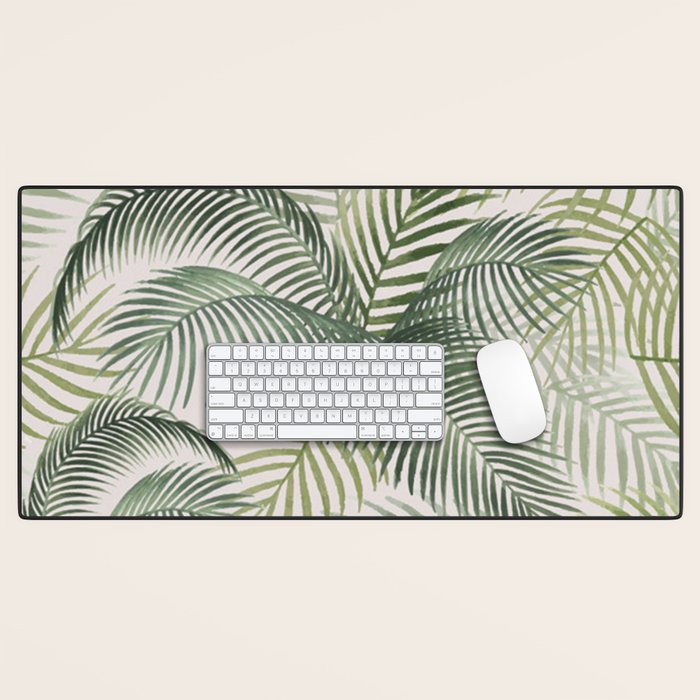 Palm leaves Desk Mat Gallery Image 1