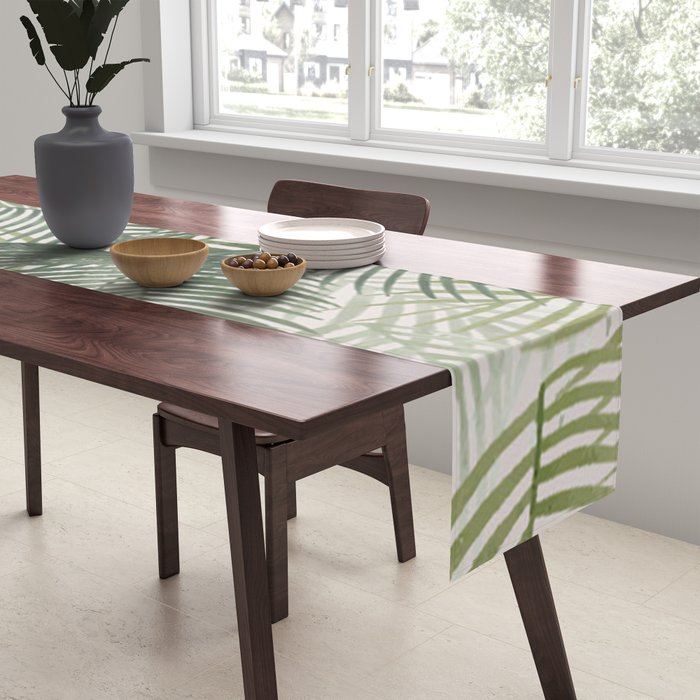 Palm leaves Table Runner Gallery Image 2
