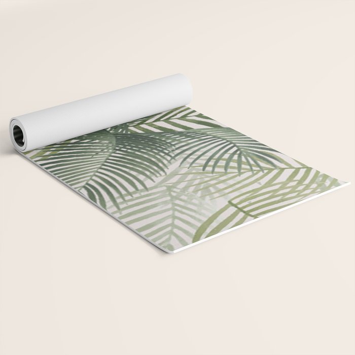 Palm leaves Yoga Mat Gallery Image 2