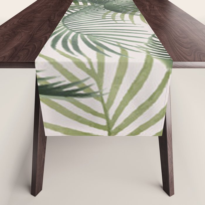 Palm leaves Table Runner Gallery Image 1