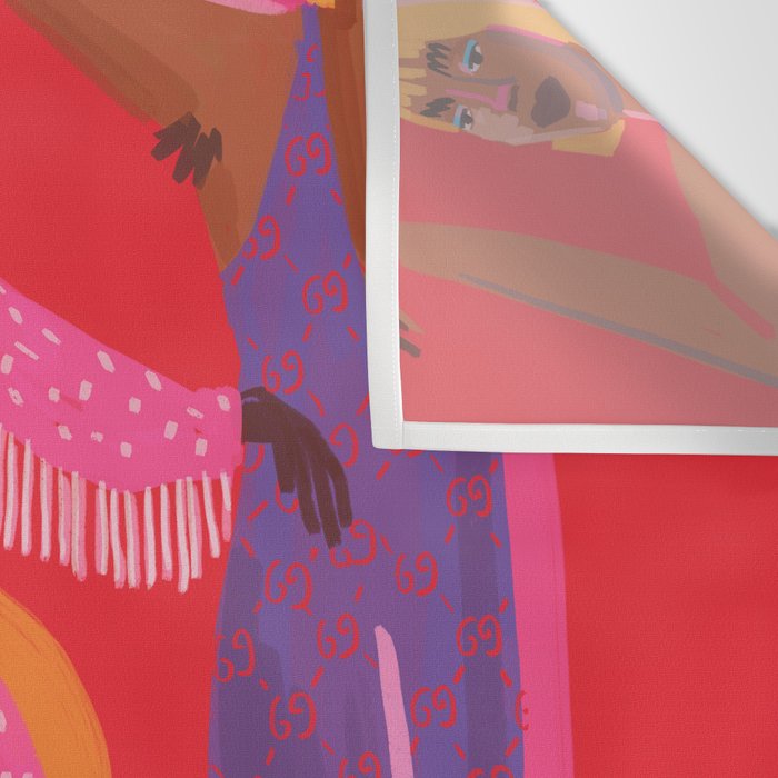 Roller Skaters Wall Tapestry Gallery Image 3