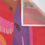 Roller Skaters Wall Tapestry Gallery Image 3