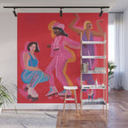 Roller Skaters Wall Mural Gallery Image 1