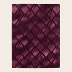 Burgundy Red Art Deco Pattern Poster Gallery Image 4
