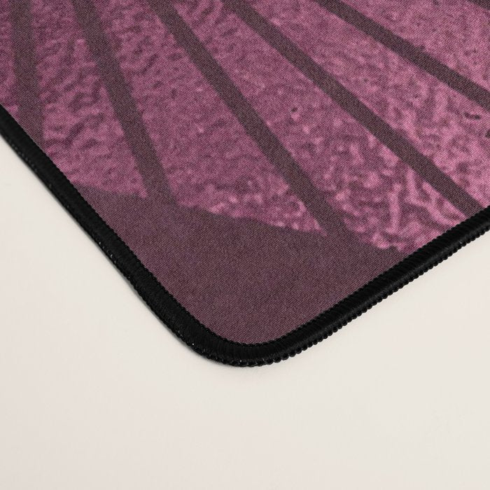 Burgundy Red Art Deco Pattern Desk Mat Gallery Image 4