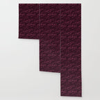Burgundy Red Art Deco Pattern Wallpaper Gallery Image 3