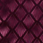 Burgundy Red Art Deco Pattern Coffee Mug Gallery Image 2