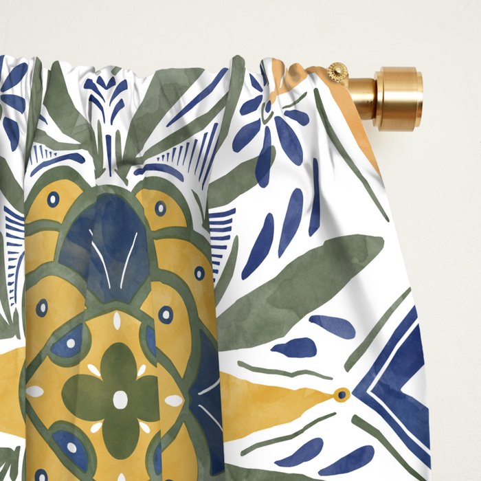 Modern fantasy tiles S Window Curtain Gallery Image 2