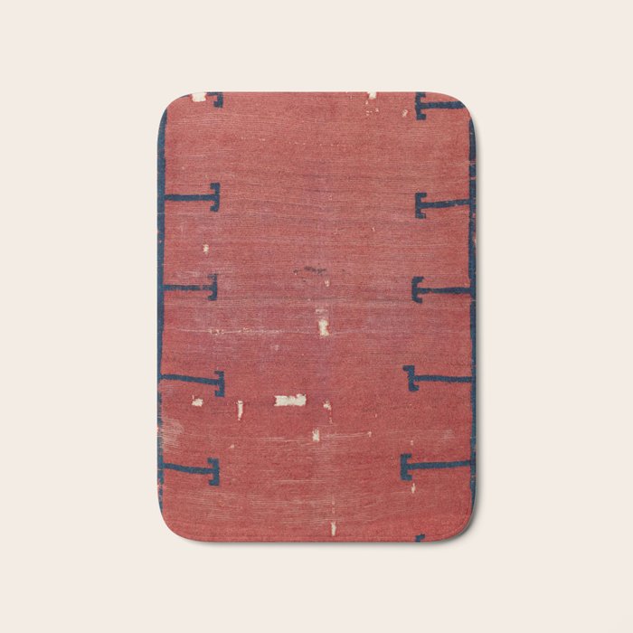 Yüncü  Antique Balikesir Turkish Pile Rug Print Bath Mat Gallery Image 1