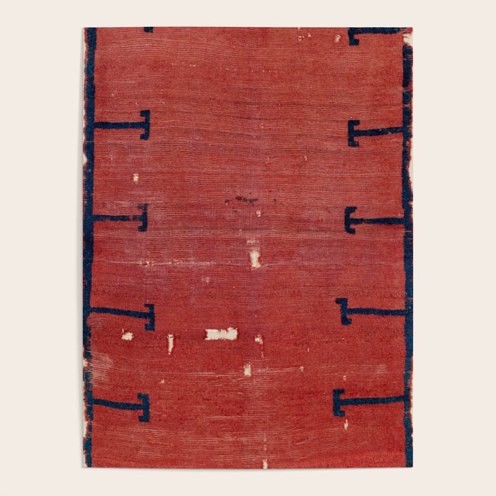 Yüncü  Antique Balikesir Turkish Pile Rug Print Poster Gallery Image 1