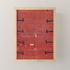 Yüncü  Antique Balikesir Turkish Pile Rug Print Mini Art Print Gallery Image 1