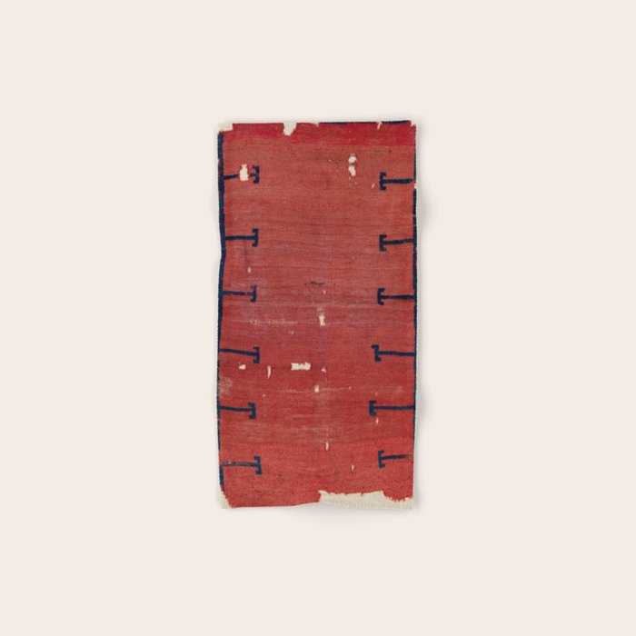 Yüncü  Antique Balikesir Turkish Pile Rug Print Bath Towel Gallery Image 1