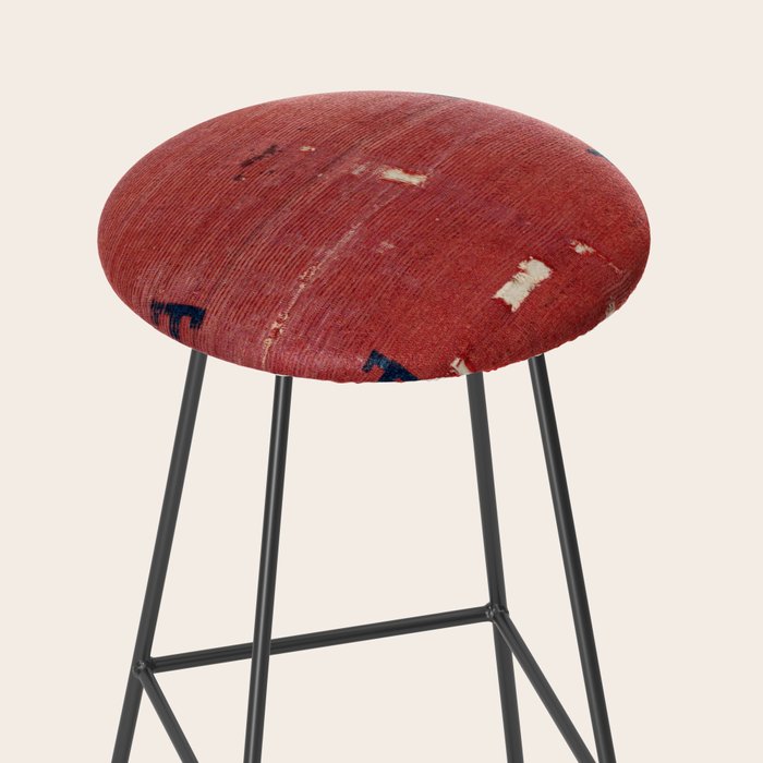 Yüncü  Antique Balikesir Turkish Pile Rug Print Stool Gallery Image 2