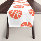 Basketball Pattern Table Runner Gallery Image 1