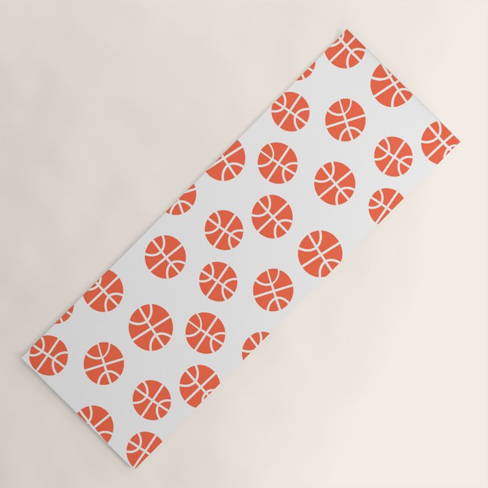 Basketball Pattern Yoga Mat Gallery Image 1