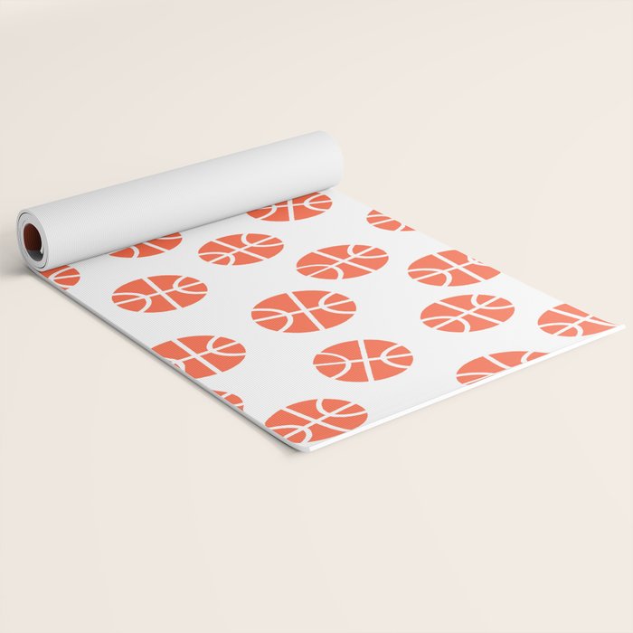Basketball Pattern Yoga Mat Gallery Image 2
