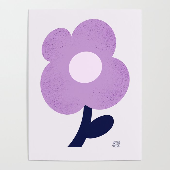 Giant violet flower Poster Gallery Image 4