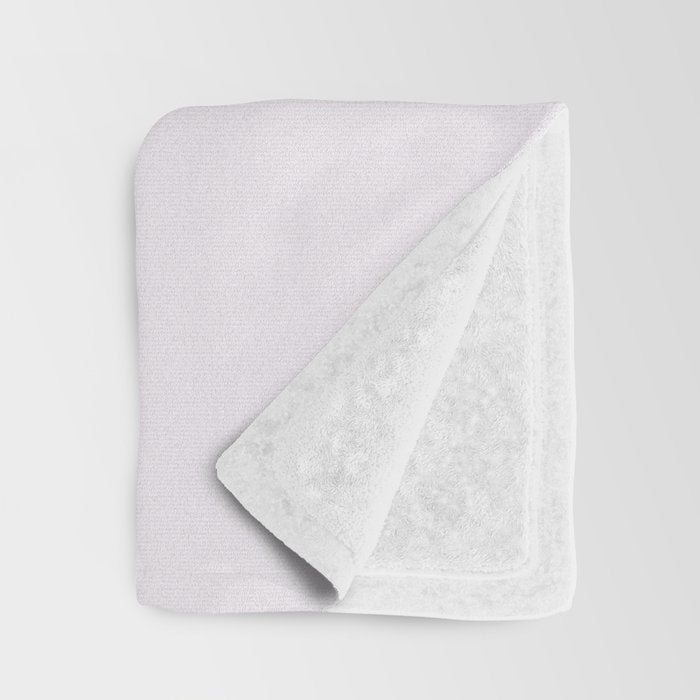 Giant violet flower Throw Blanket Gallery Image 3