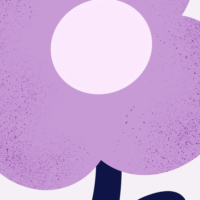 Giant violet flower Coffee Mug Gallery Image 2