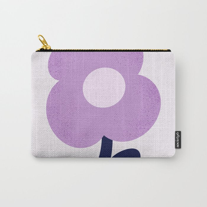 Giant violet flower Carry All Pouch Gallery Image 1