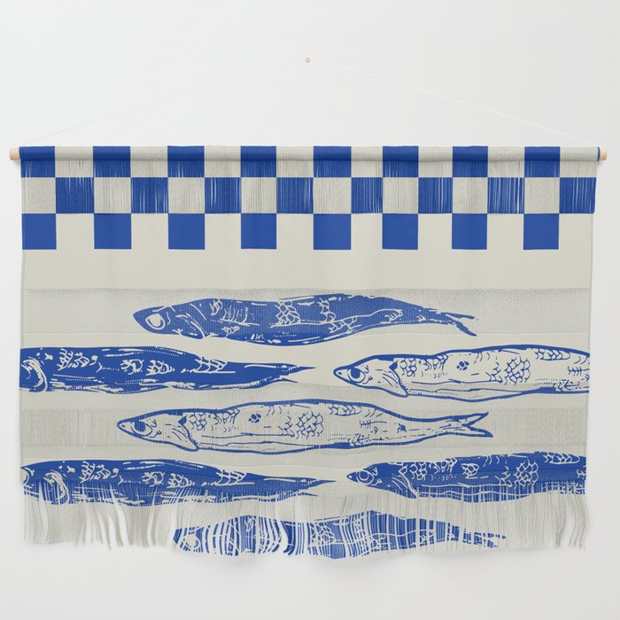Nordic Sardines Checkered Wall Hanging Gallery Image 1