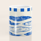 Nordic Sardines Checkered Coffee Mug Gallery Image 4