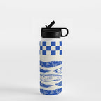 Nordic Sardines Checkered Water Bottle Gallery Image 1