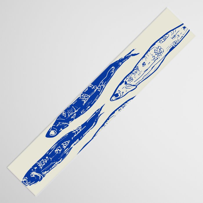 Nordic Sardines Checkered Table Runner Gallery Image 3