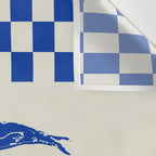 Nordic Sardines Checkered Wall Tapestry Gallery Image 3