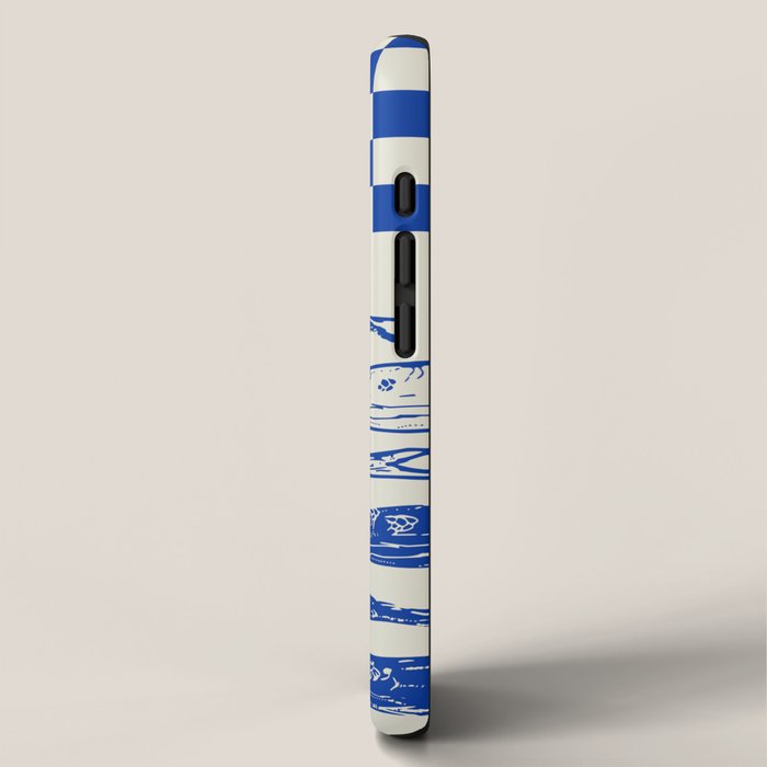 Nordic Sardines Checkered iPhone Case Gallery Image 2