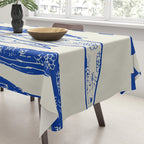 Nordic Sardines Checkered Tablecloth Gallery Image 3