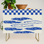 Nordic Sardines Checkered Credenza Gallery Image 1