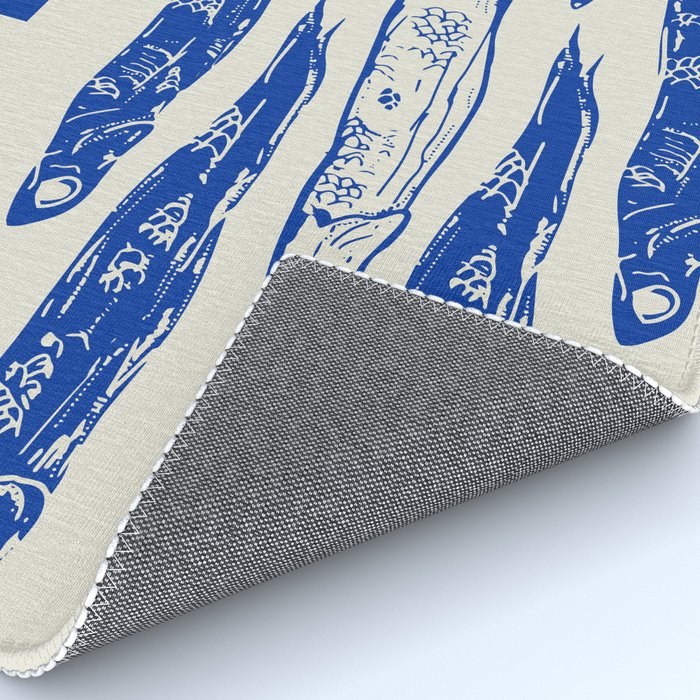 Nordic Sardines Checkered Rug Gallery Image 4