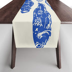 Nordic Sardines Checkered Table Runner Gallery Image 1